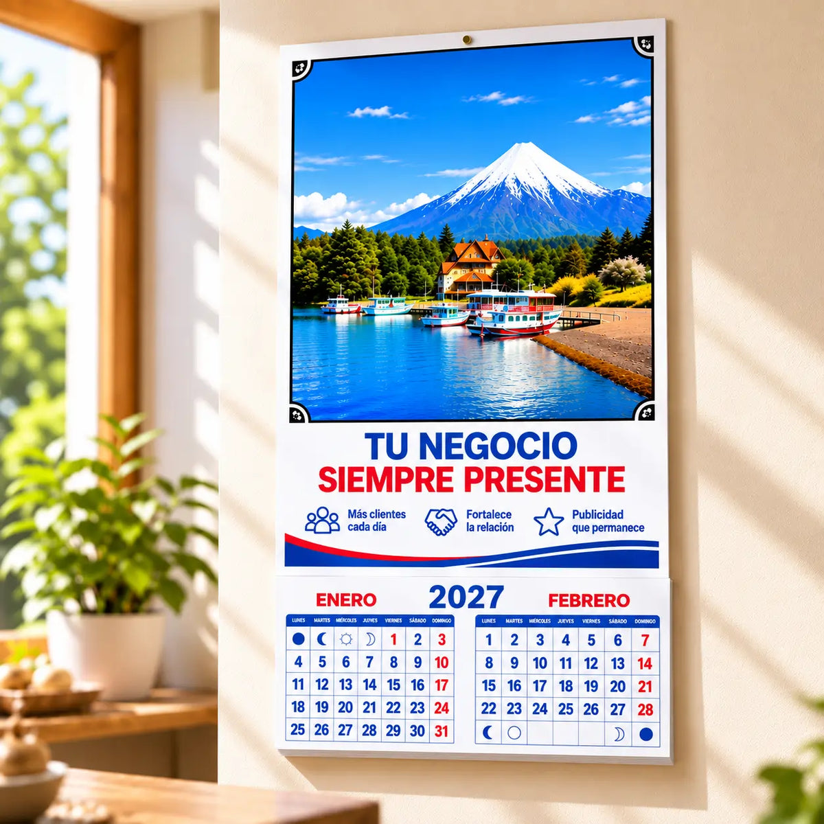 Calendario Tradicional Tamaño 1/8